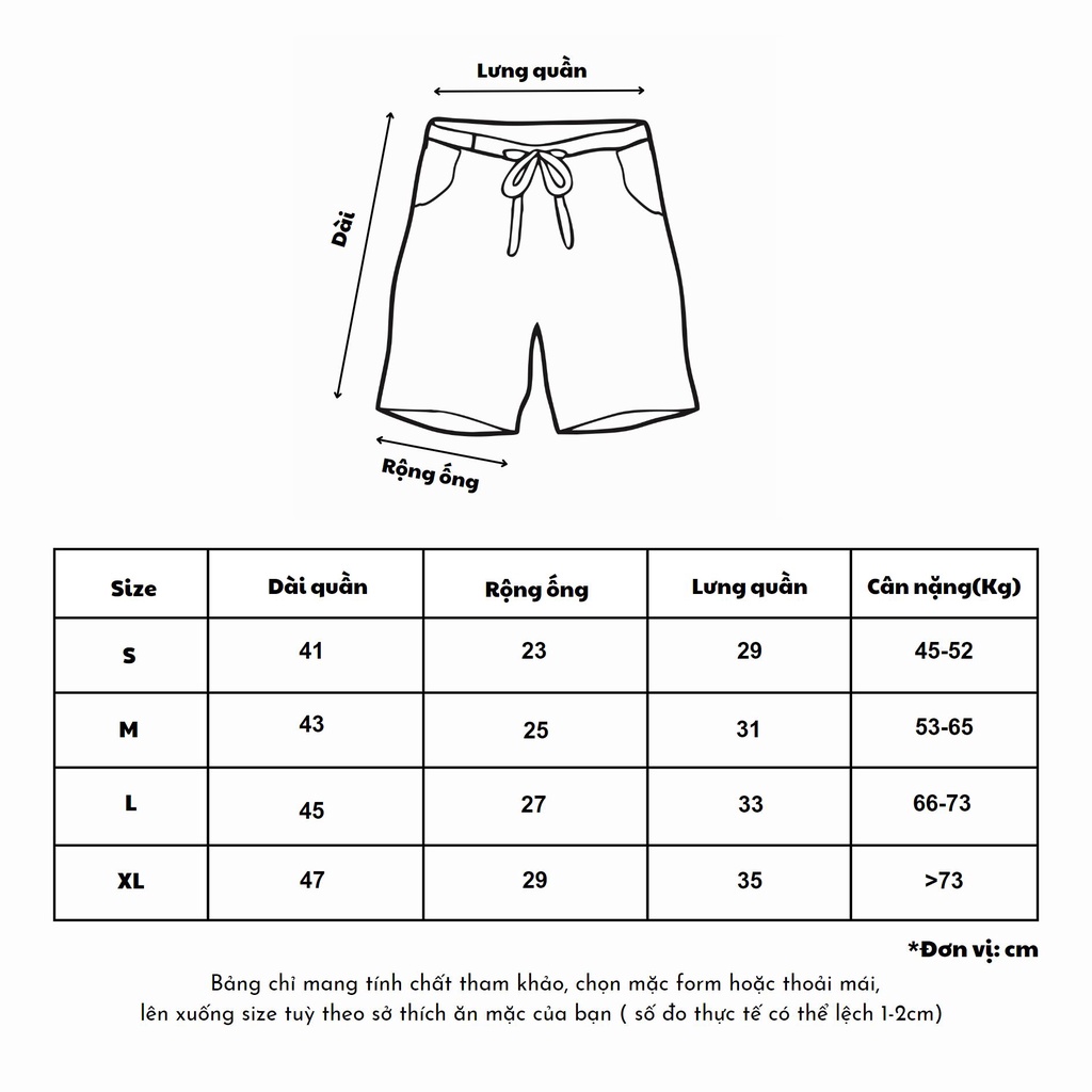 Quần Short nam nữ Basic BLACK - vải WAFFLE cao cấp, bề mặt tổ ong thấm hút tốt, cách nhiệt, không nhăn
