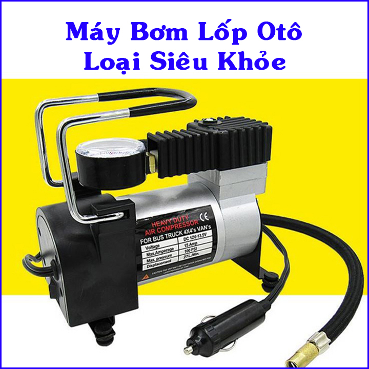 Máy bơm lốp oto mini siêu khỏe