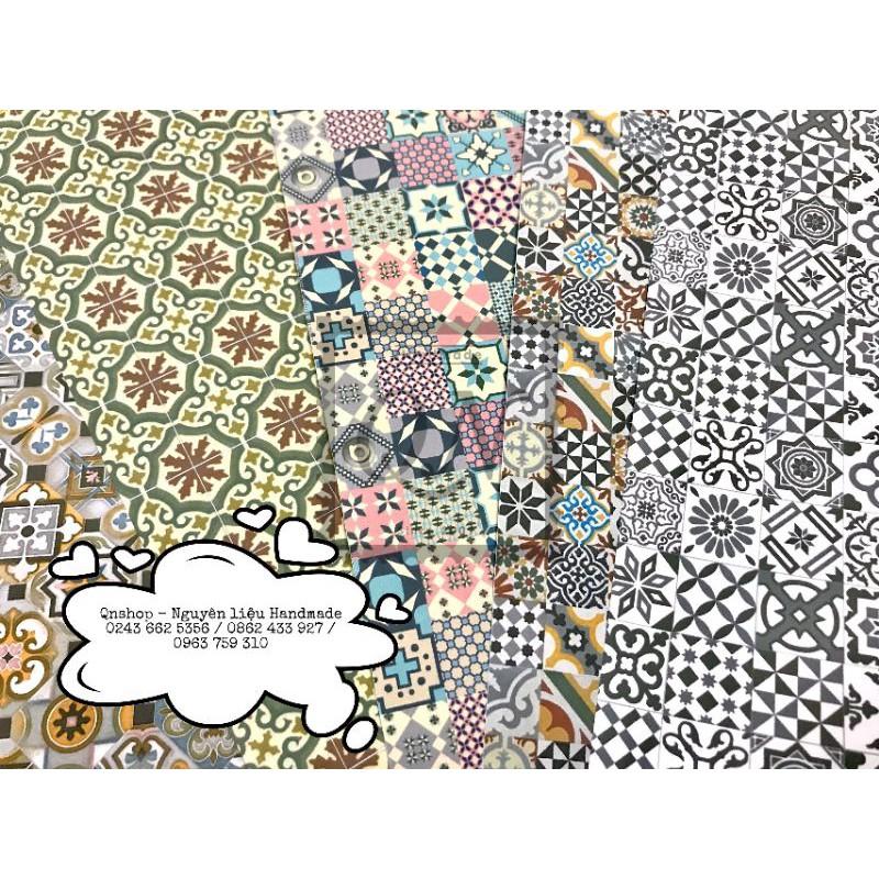 Decal hoa văn, bìa hoa văn họa tiể siêu xinh trang trí khung ảnh, Lovebox, Scrapbook, nhà mô hình...