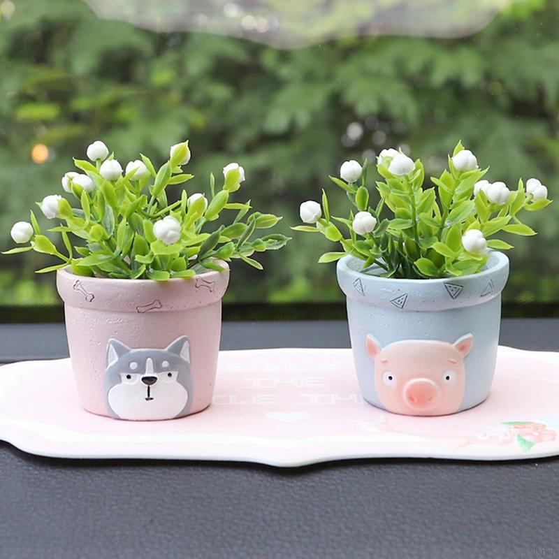 1 Chậu Hoa Nhựa Dễ Thương Dùng Để Trang Trí Sân Vườn