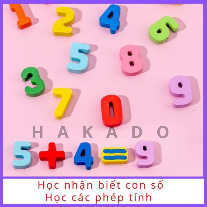 Đồ chơi câu cá gỗ 7 trong 1 đa chức năng cho bé yêu phát triển trí tuệ