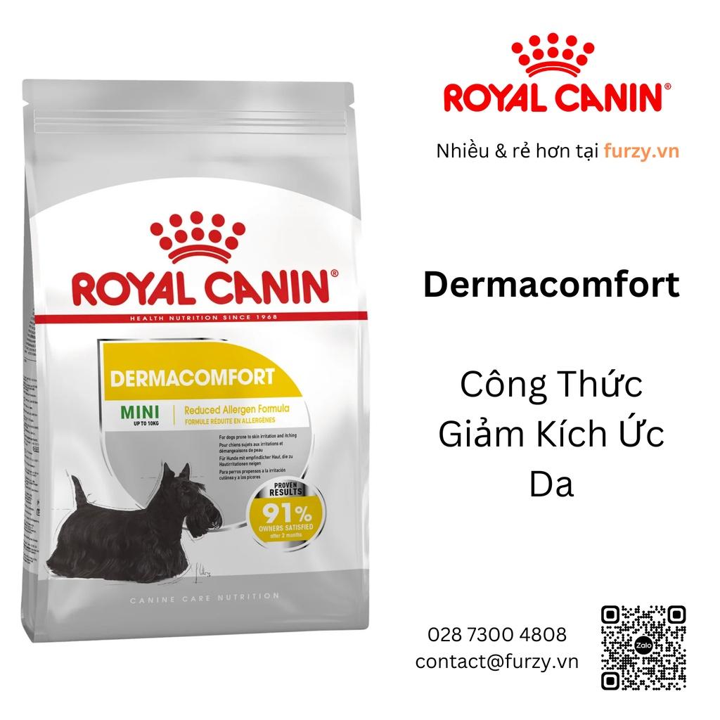 Royal Canin Thức Ăn Hạt Cho Chó Trưởng Thành Dễ Dị Ứng Ngứa Mini Dermacomfort