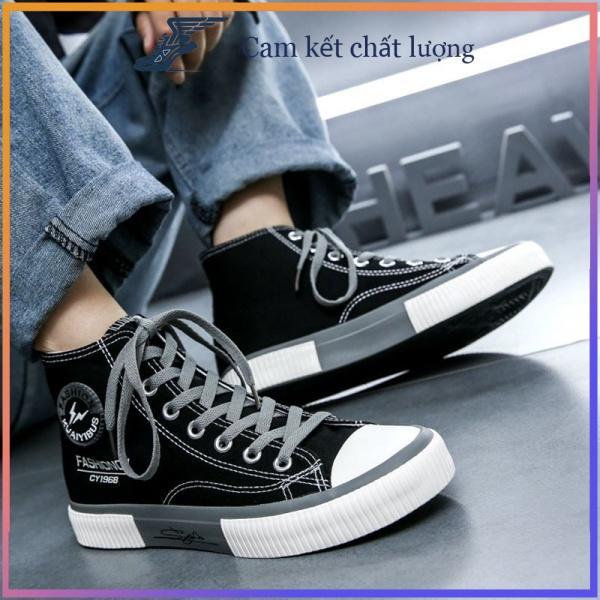 Giày Thể Thao Cao Cổ Bằng Vải Canvas Thoáng Khí Thời Trang Mùa Hè Kiểu Mới Dành Cho Nam 2022
