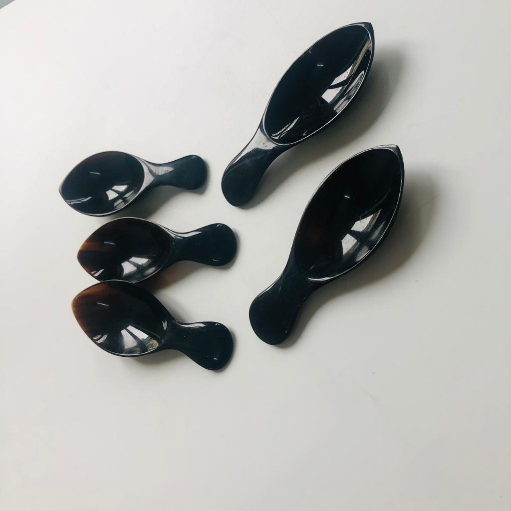 Thìa Muỗng Sừng Đen Nhỏ Xinh,Thìa xúc, Muỗng Làm Thủ Công, An Toàn Cho Sức Khỏe, Chụp Ảnh Decor