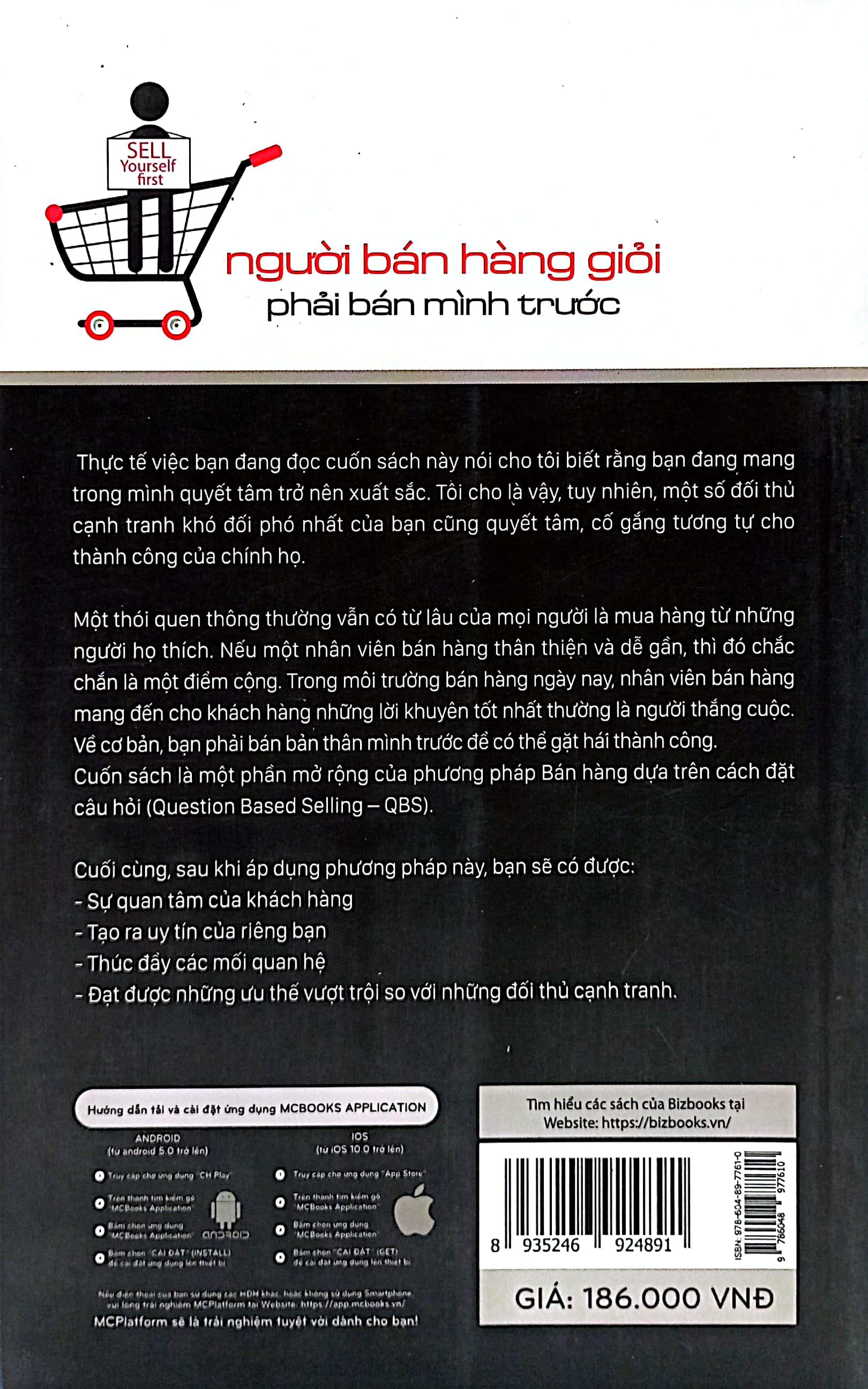 Sách Người bán hàng giỏi phải bán mình trước - Nguyên tắc quan trọng để trở thành người bán hàng xuất sắc