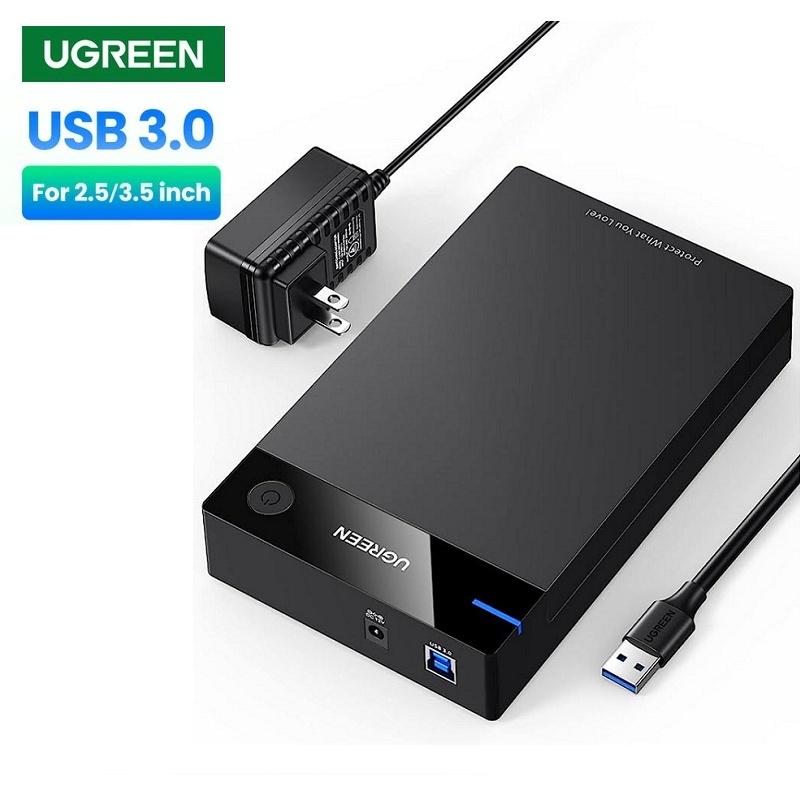 50422 Hộp Box đựng ổ Cứng 3.5, | Kèm Nguồn, Dây Sata Rời | Hộp đựng ổ Cứng Ngoài SSD/HDD