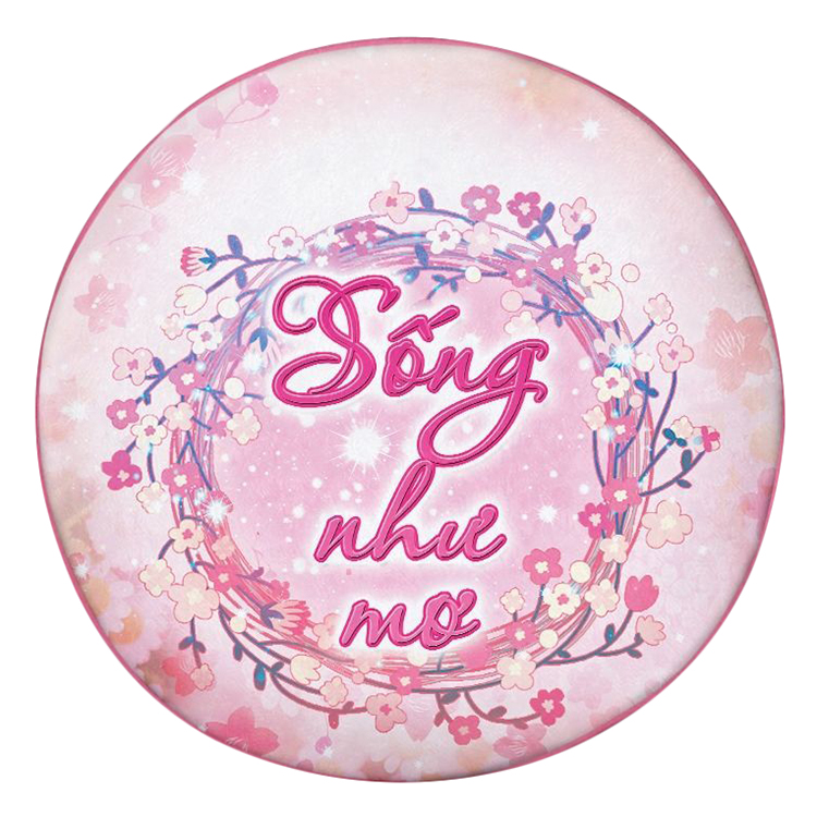 Gối tròn Sống như mơ - GOGI011