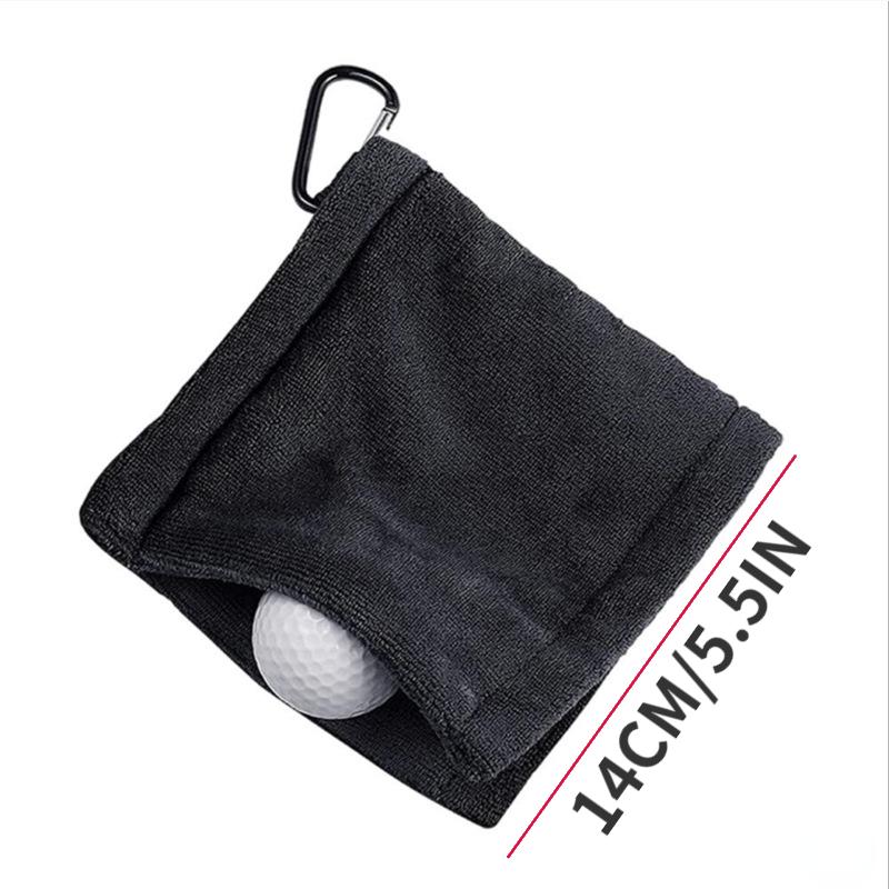 Khăn golf 1pcs cho túi golf với clip microfiber golf khăn gấp khăn golf màu xanh lam và màu xám cho nam giới phụ nữ Color: 1pcs Blue