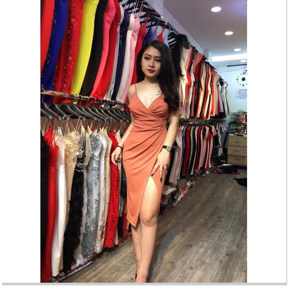ĐẦM 2 DÂY BODY NHÚNG EO