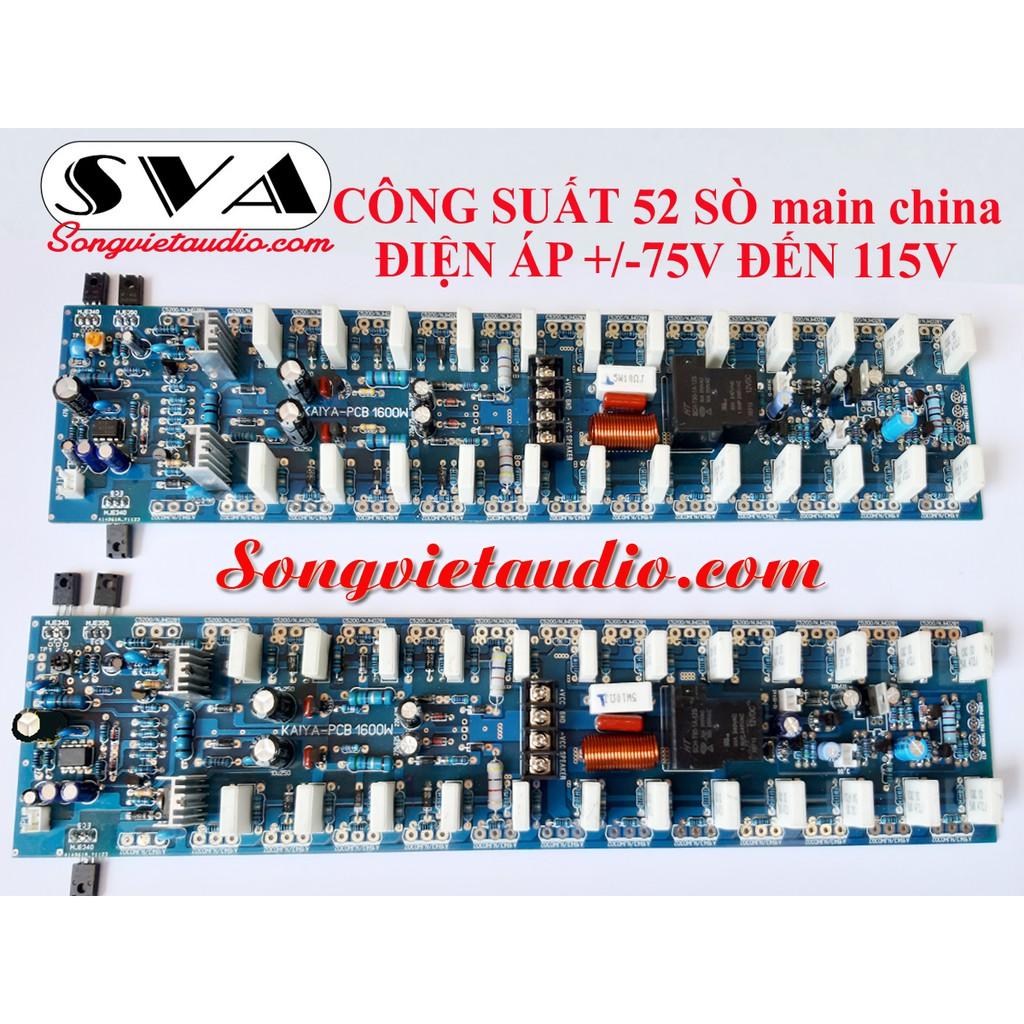 Mạch công suất 52 sò main 2u - CẶP