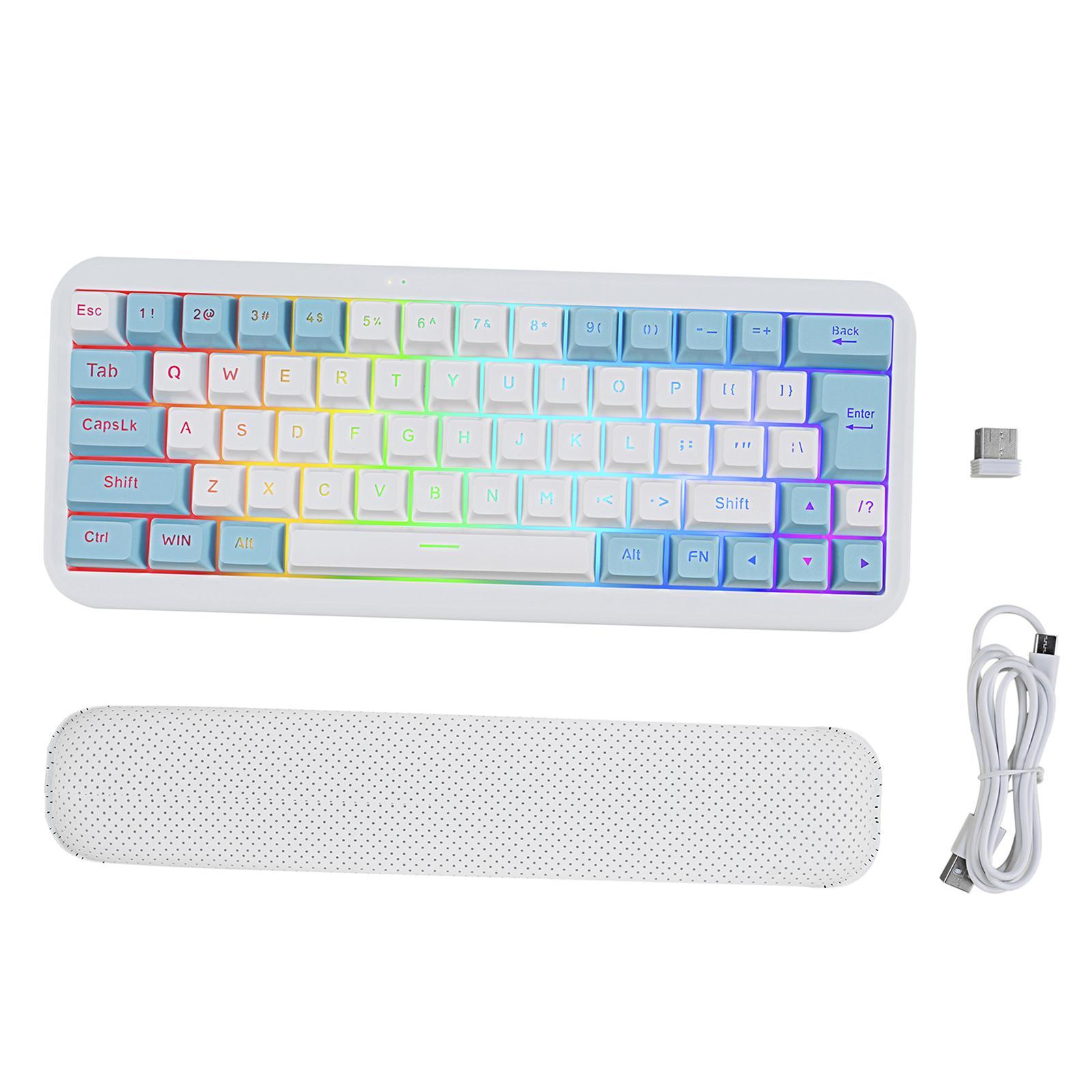 RGB Wireless Mechanical Keyboard Kit for Gaming Office Home Women Men