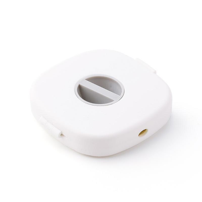 1PCS Portable Data Cable Round Wire Winder Box Organizer Rotatable Data Cable Storage Box USB Charger Holder Wire Management Box