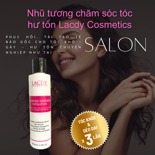 Nhũ tương chăm sóc tóc hư tổn Lacdy (Dành cho tất cả các loại tóc đặc biệt là tóc màu khô, xơ, hư, gãy rụng) L708 200ml