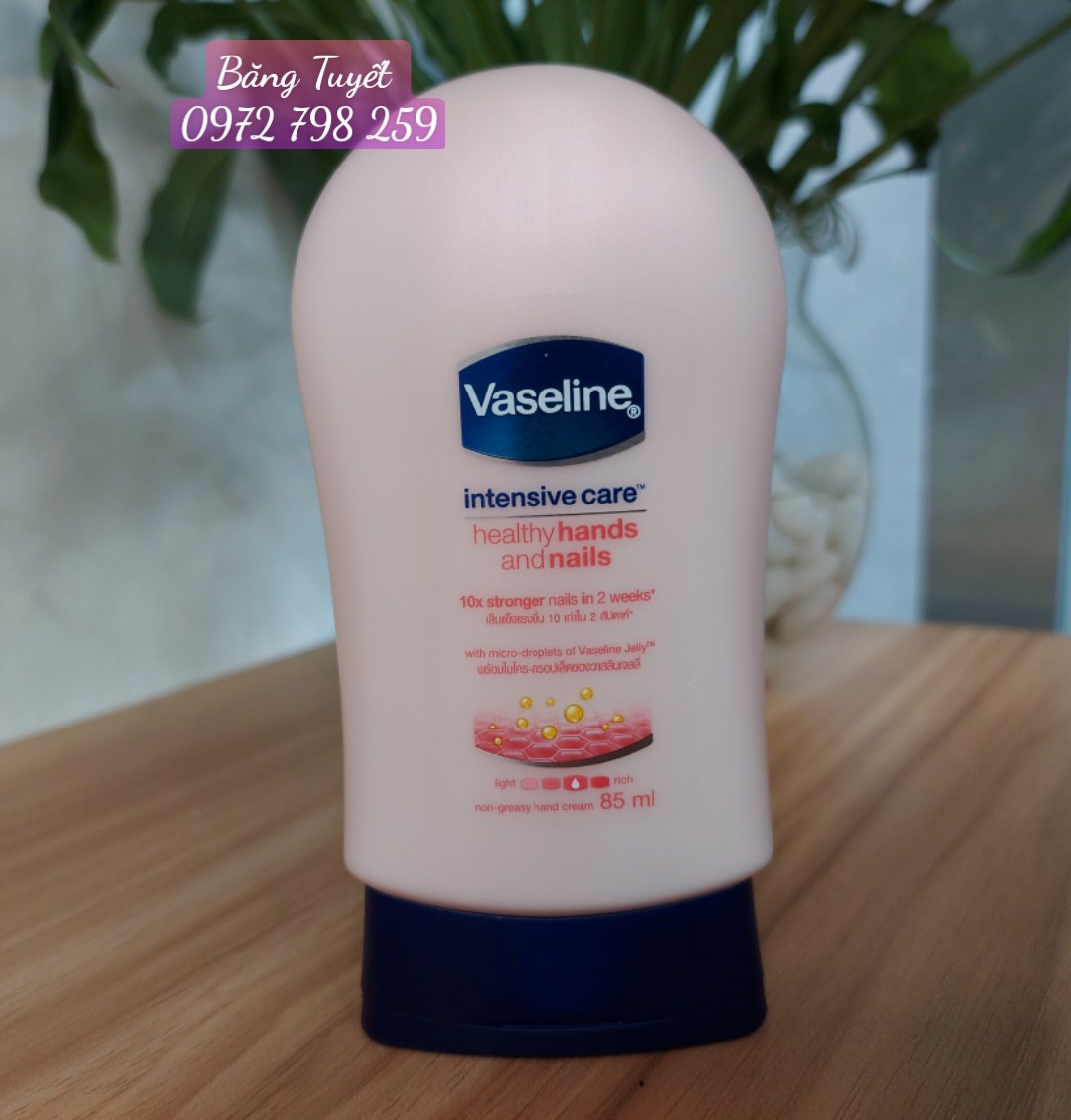 KEM DƯỠNG DA TAY VÀ MÓNG TAY VASELINE CHUẨN HÀNG THÁI LAN 85ML