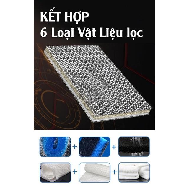 Bông Lọc 6D Thế Hệ Mới - Vật liệu lọc bể cá cao cấp