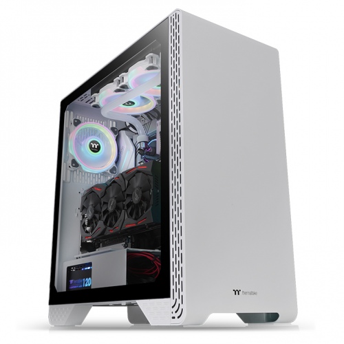 Vỏ Case Thermaltake S300 TG (Black/White) - Hàng Chính Hãng