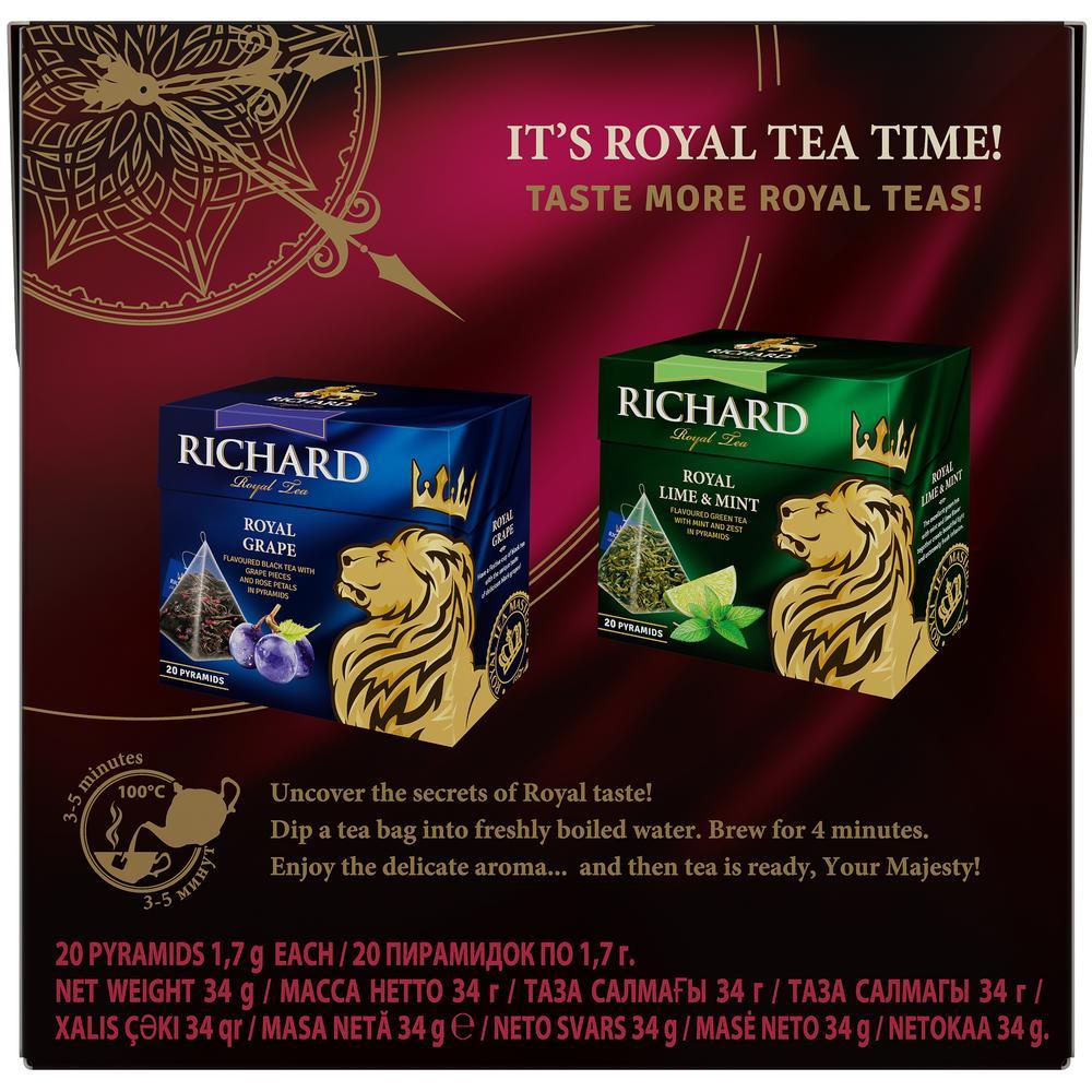 Trà Thảo Mộc Trái Cây Túi Lọc Thượng Hạng Hiệu Richard Hương Mâm Xôi Và Dâu Tây – Tea Richard Royal Red Berries