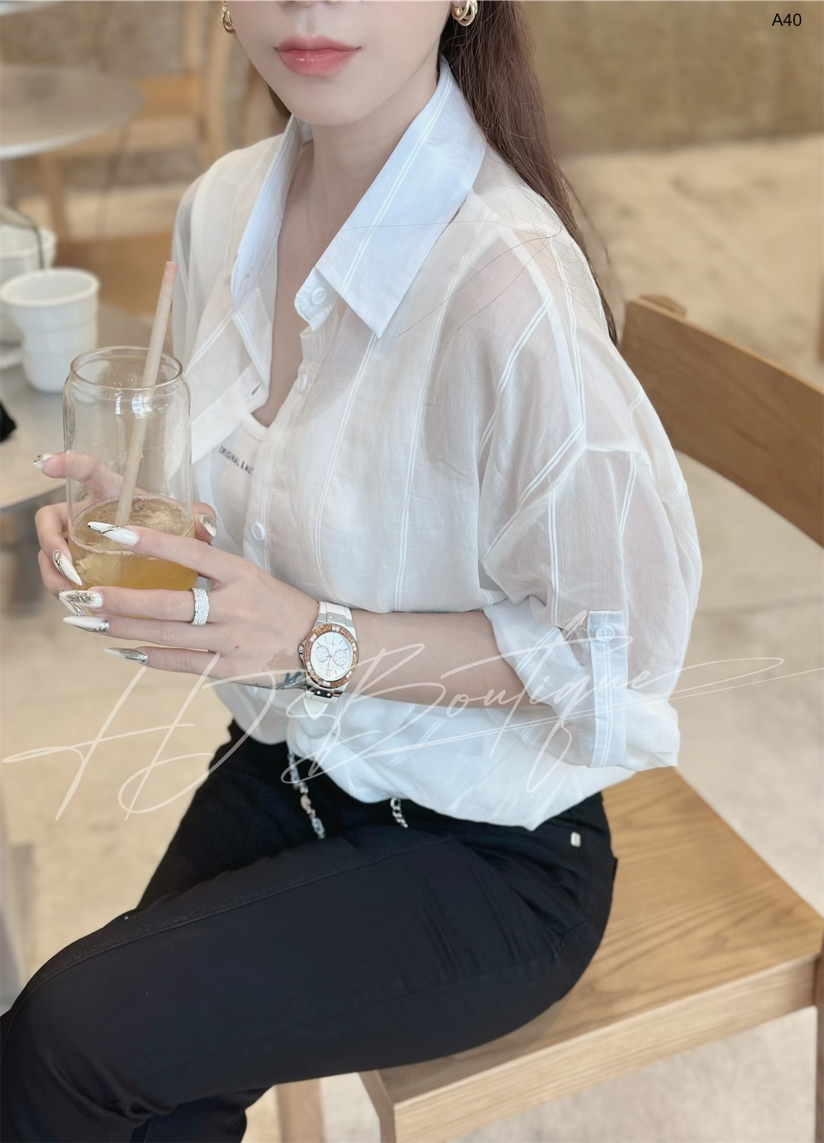 Áo sơ mi dáng Hàn Quốc