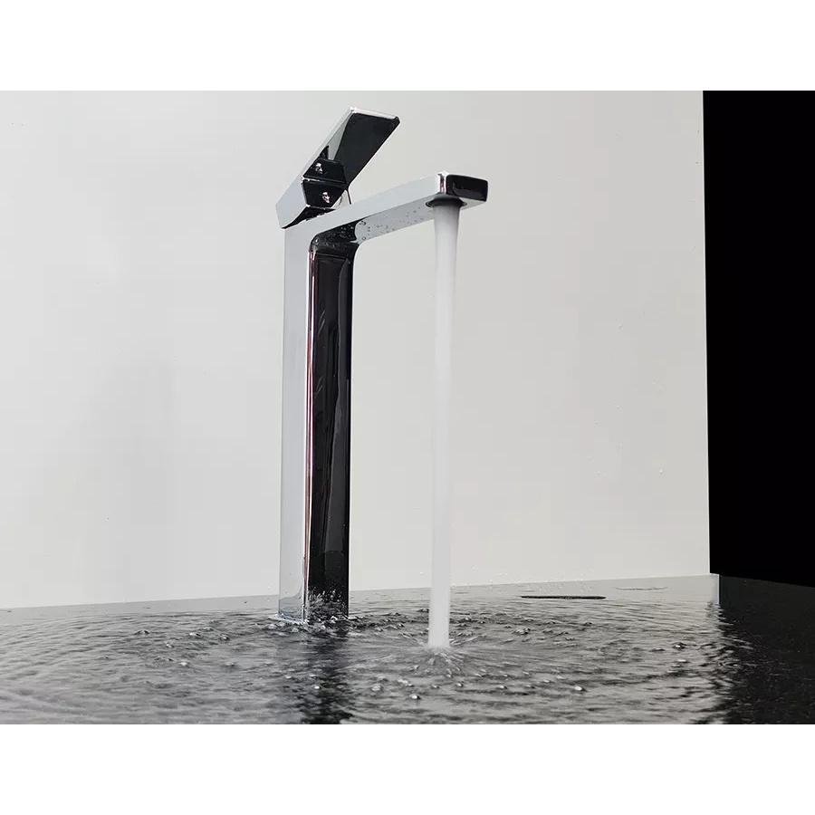 Vòi Lavabo cao 30cm, nóng lạnh thiết kế vuông mạnh mẽ cho chậu rửa mặt Eurolife EL-HAVENT 03