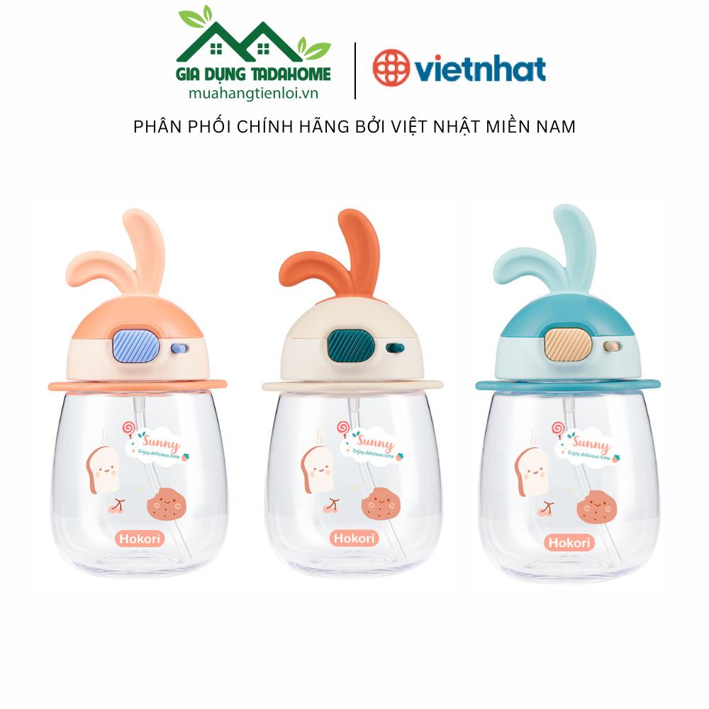 BÌNH NƯỚC NHỰA TAI THỎ 600ML HOKORI 0083  - TADAHOME