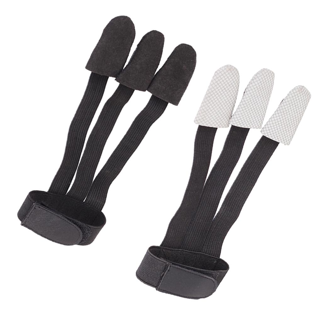 3 Finger Archery Protector Tab Guard Glove for Tradition Bow Hunting