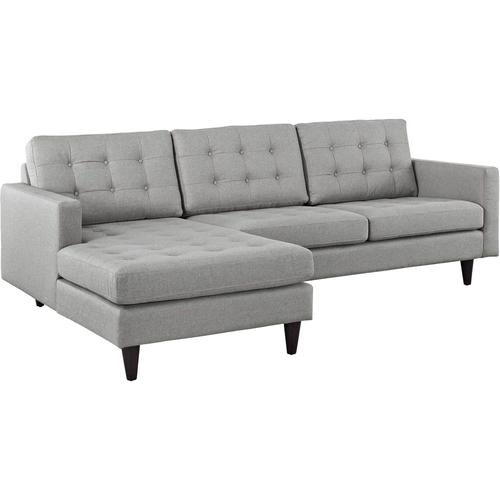 Ghế sofa phòng khách chữ L bọc vải bố giá rẻ