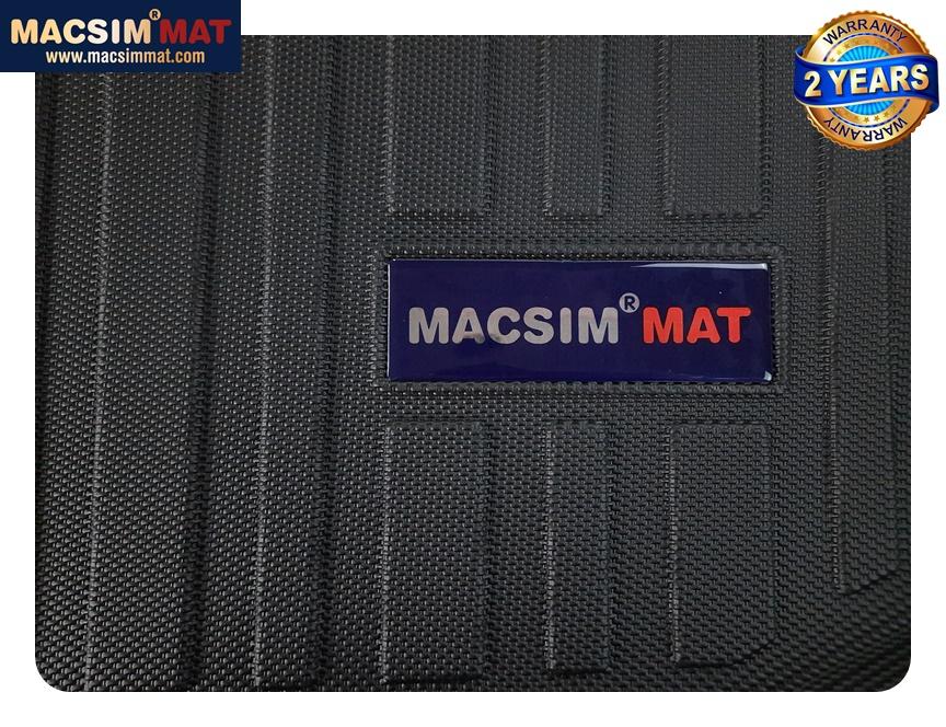 Thảm lót cốp Audi A3 2016-2018 nhãn hiệu Macsim chất liệu TPV cao cấp màu đen