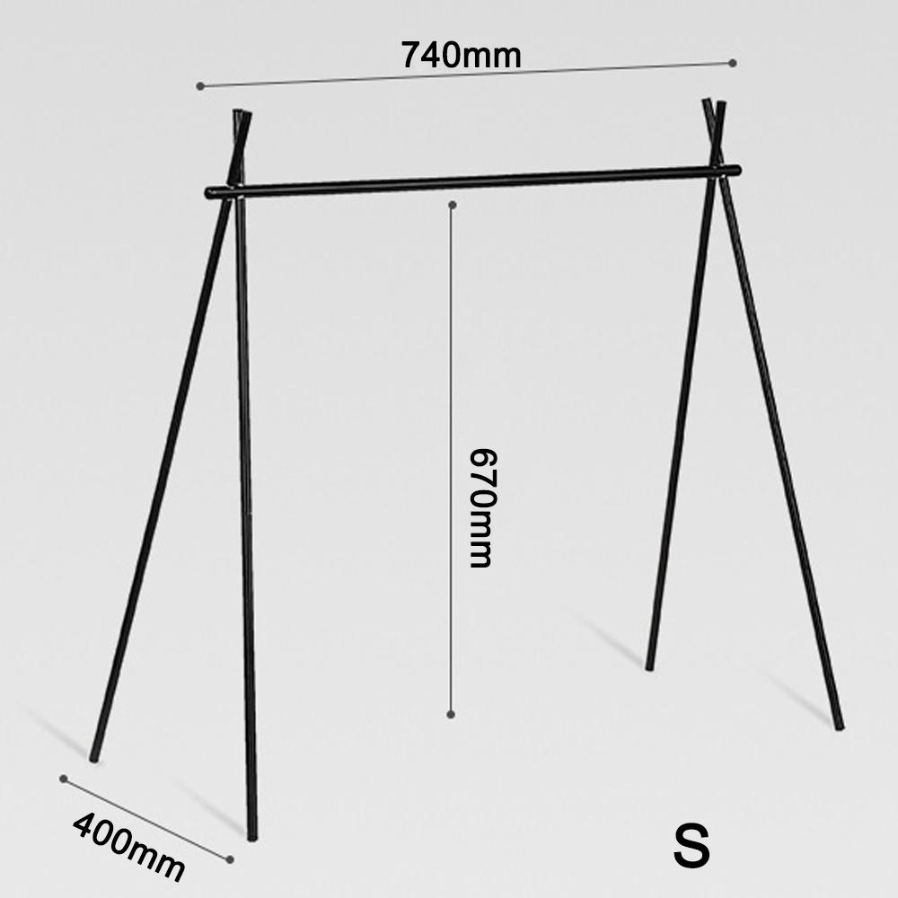 Outdoor Camping Cups Bowls Folding Drying Rack Hung Shelf With Hook Aluminum Alloy Bracket Picnic BBQ Tableware Cookware Storage Rack Campsite Tools Shelf