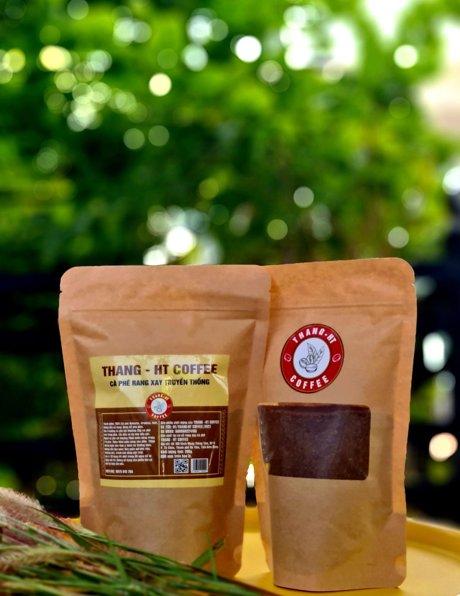 200gr BỘT CÀ PHÊ RANG XAY TRUYỀN THỐNG - THANG-HT COFFEE