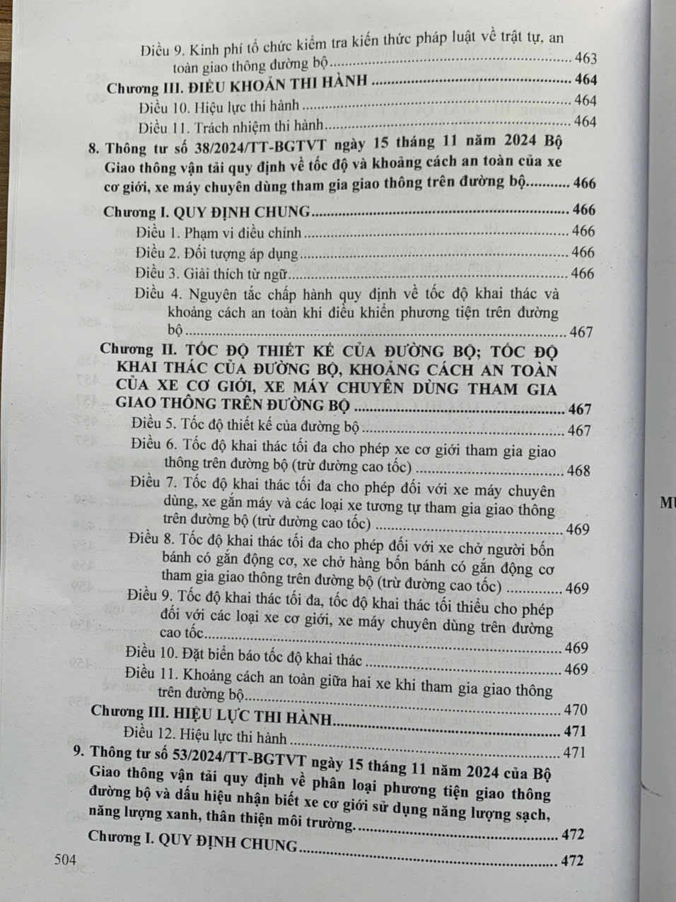 Luật Trật tự an toàn giao thông đường bộ - Hệ thống văn bản quy định chi tiết thi hành