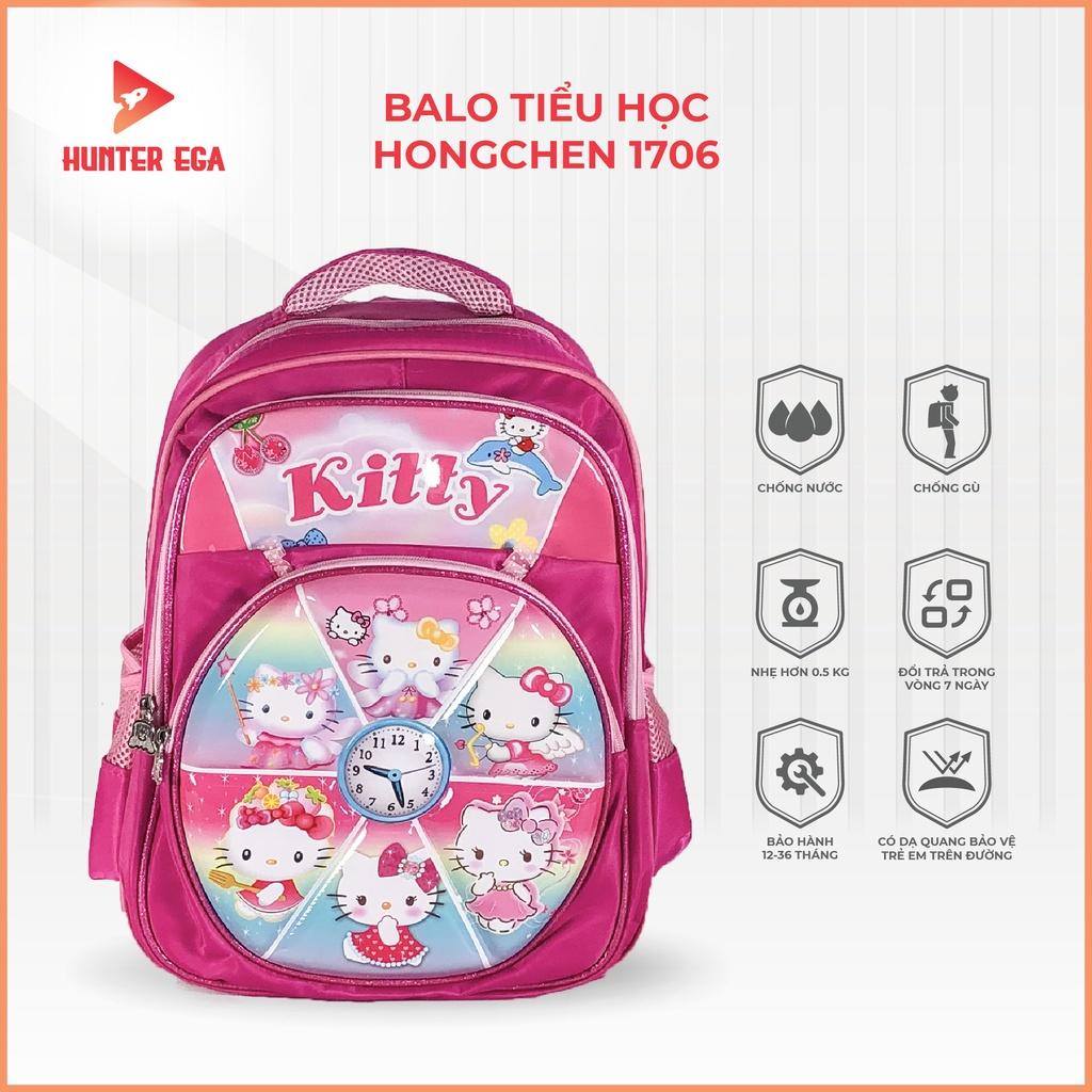 Balo Chống Gù Tiểu Học Họa Tiết Hoạt Hình 3D Độc Đáo Mã Hongchen 1706