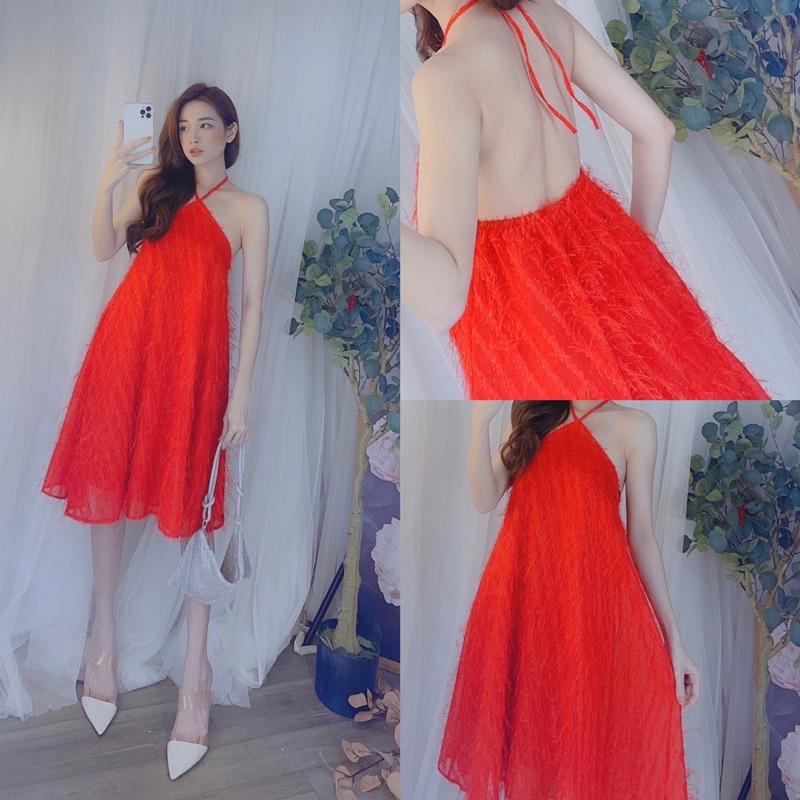 Đầm Yếm xoè bầu bí bon chen bkfrreship