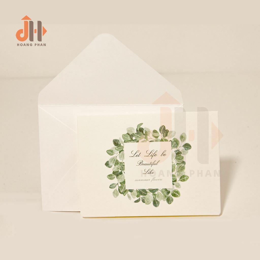 Thiệp Chiếc Lá - 9x12 cm