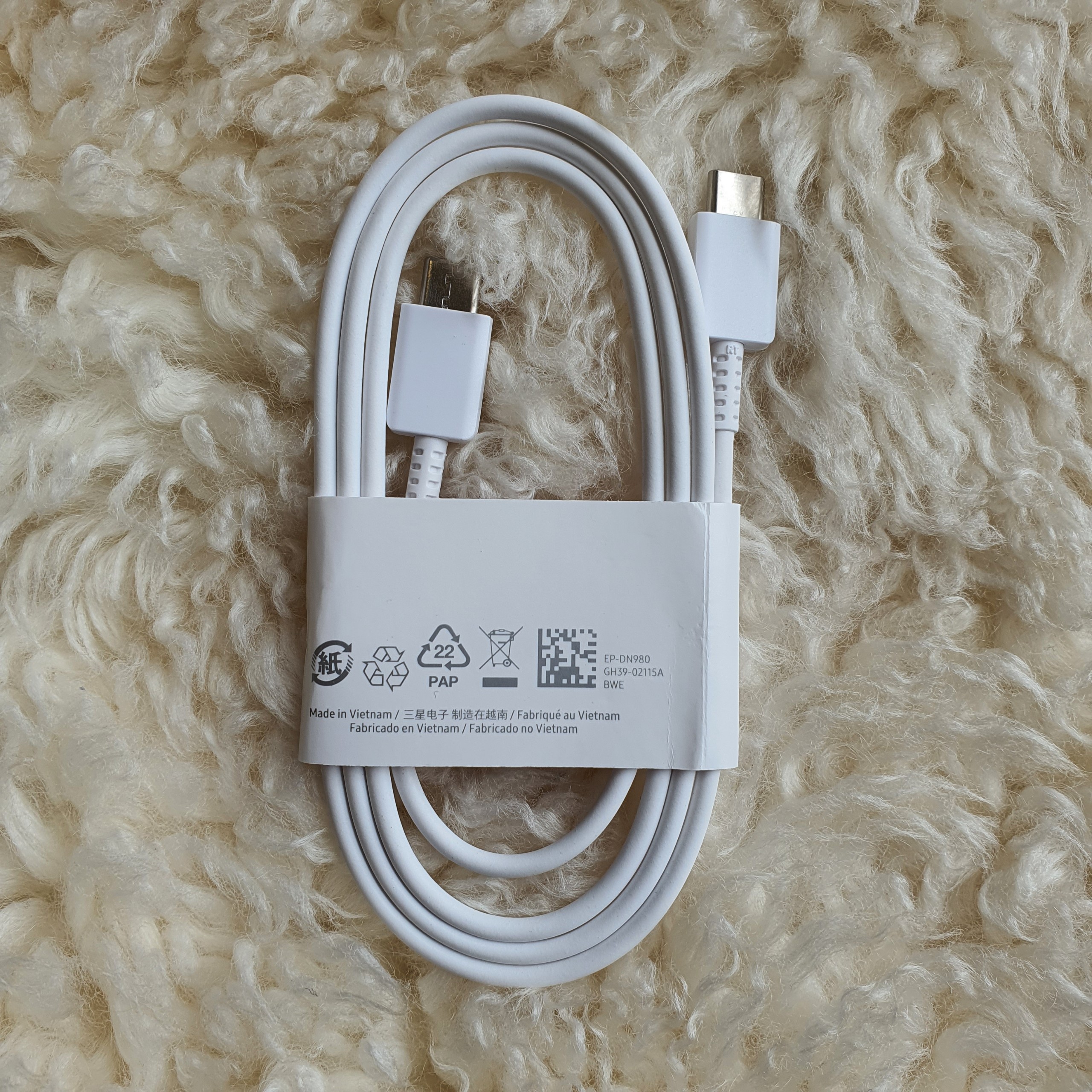 Cáp Sạc Nhanh Type C - Type C 1M Dành Cho Samsung Galaxy Z Fold 3 / Z Flip 3 / Note 20 Series / S21 Series / S20 Series / Note 10 Series Củ Sạc 65W 45W 35W 25W