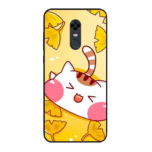 Ốp Lưng in cho Xiaomi Redmi 5 Mẫu Mèo May Mắn 3 - Hàng Chính Hãng