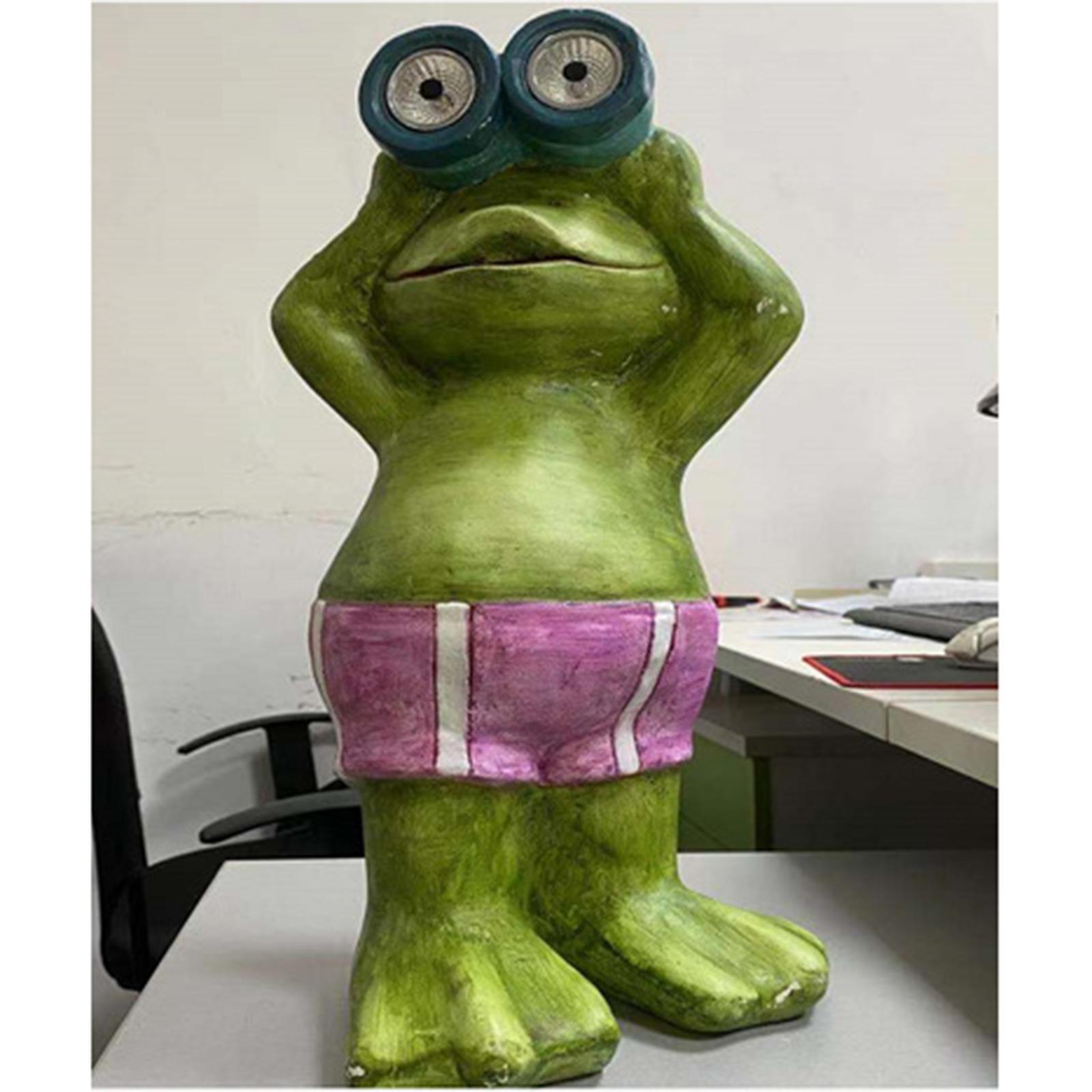 Garden Lights Frog Solar Powered Lamp Stakes LED Decoration Lamp for Yard Patio Pathway