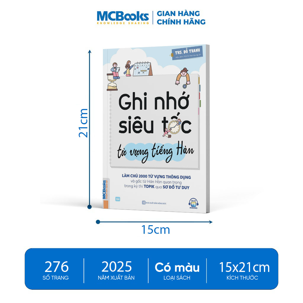 Sách - Ghi nhớ siêu tốc từ vựng tiếng Hàn