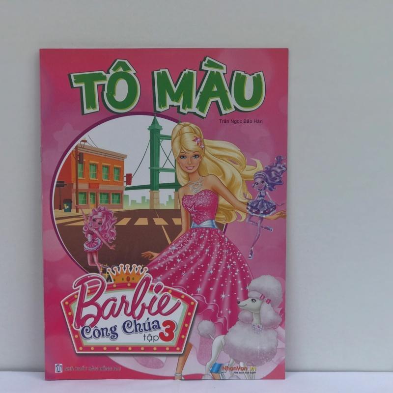 tập/ vở to màu barbie công chúa