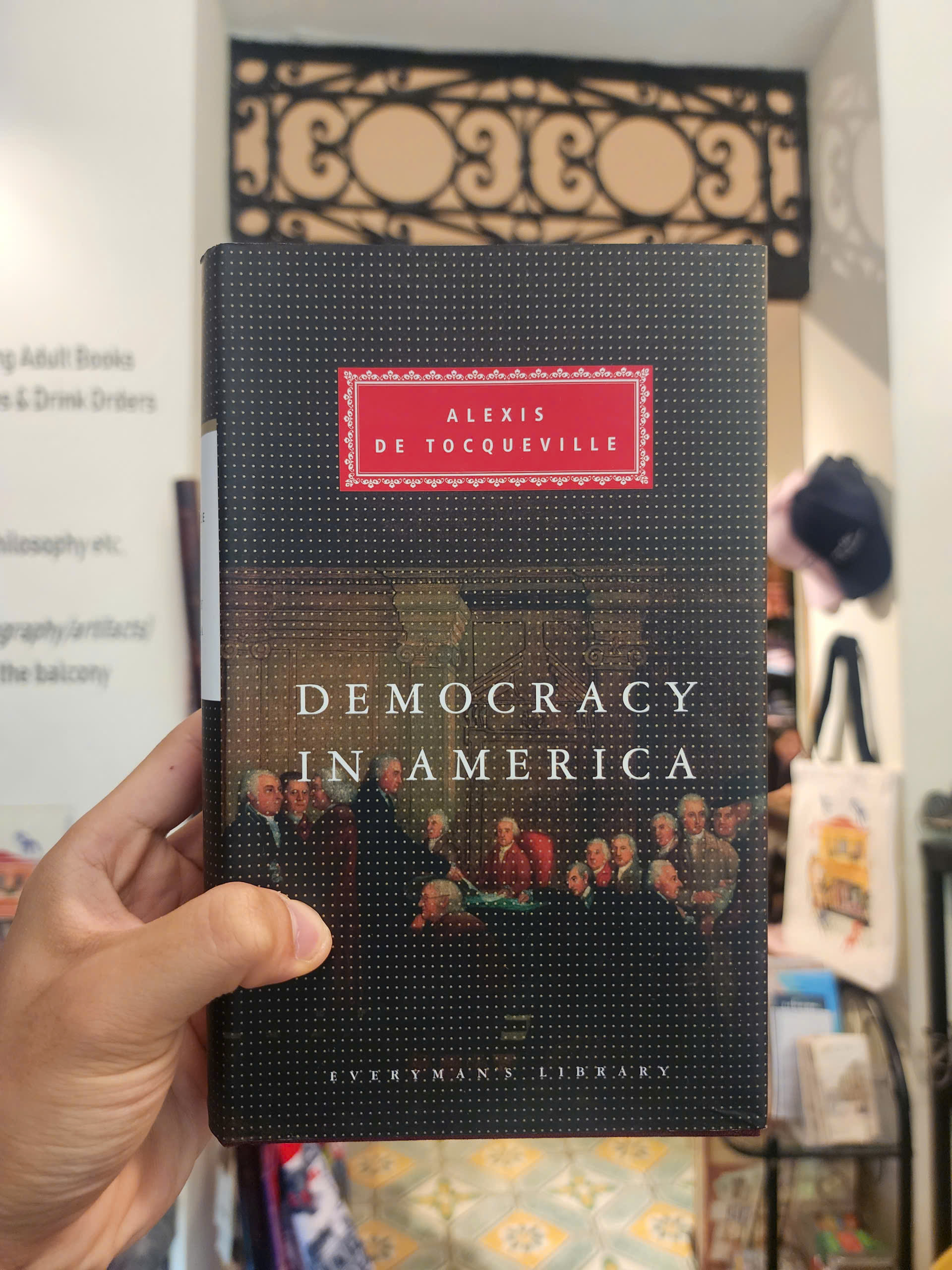 Sách - Democracy in America (Everyman’s Library) by Alexis de Tocqueville | Chính trị Bìa cứng