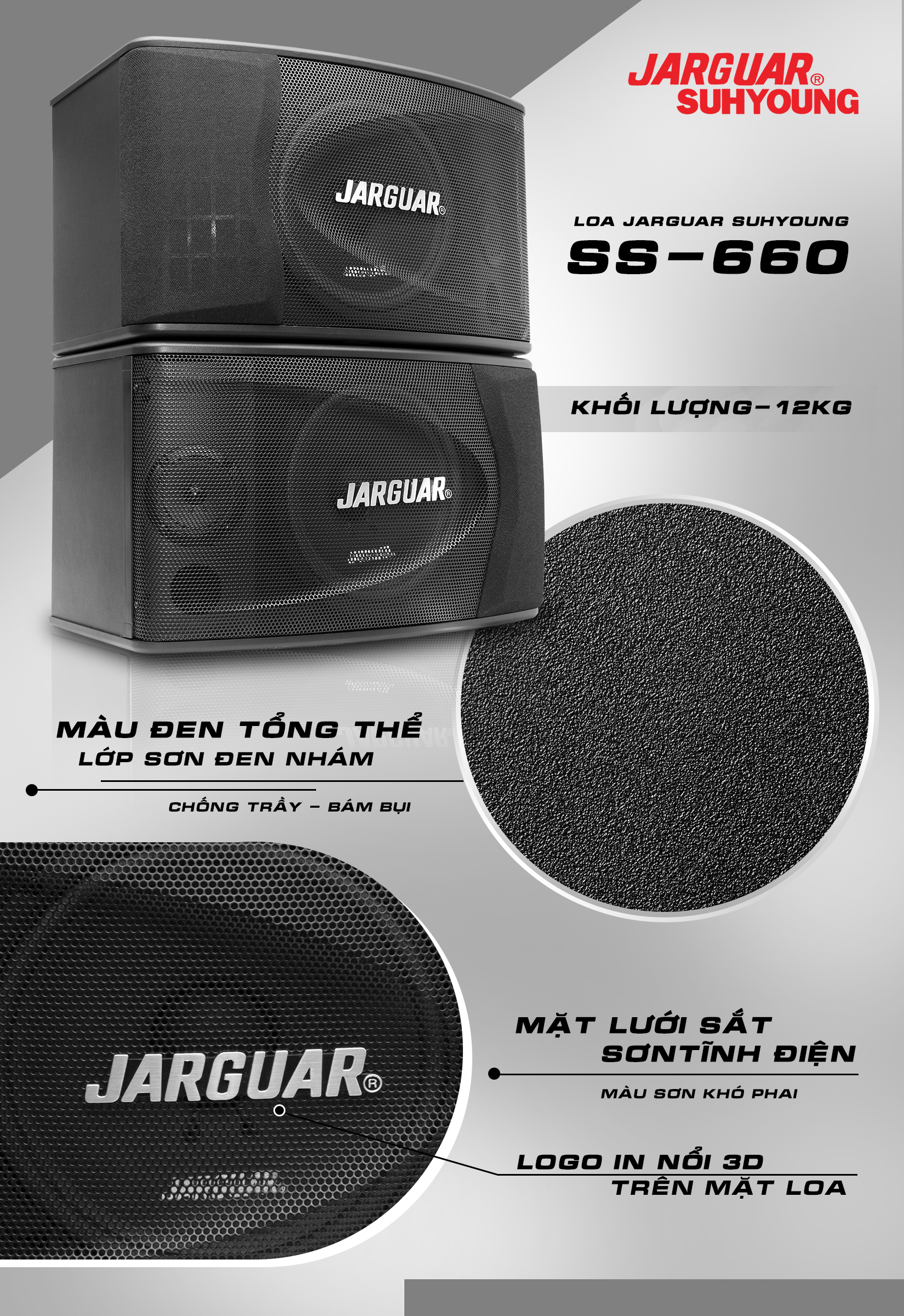 Loa Karaoke JARGUAR SS-660 - Hàng chính hãng