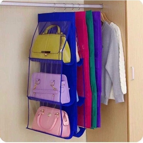 Túi Treo Bảo Vệ Túi Xách / Giỏ Xách 6 Ngăn Tiện Lợi kích thước 90*35cm