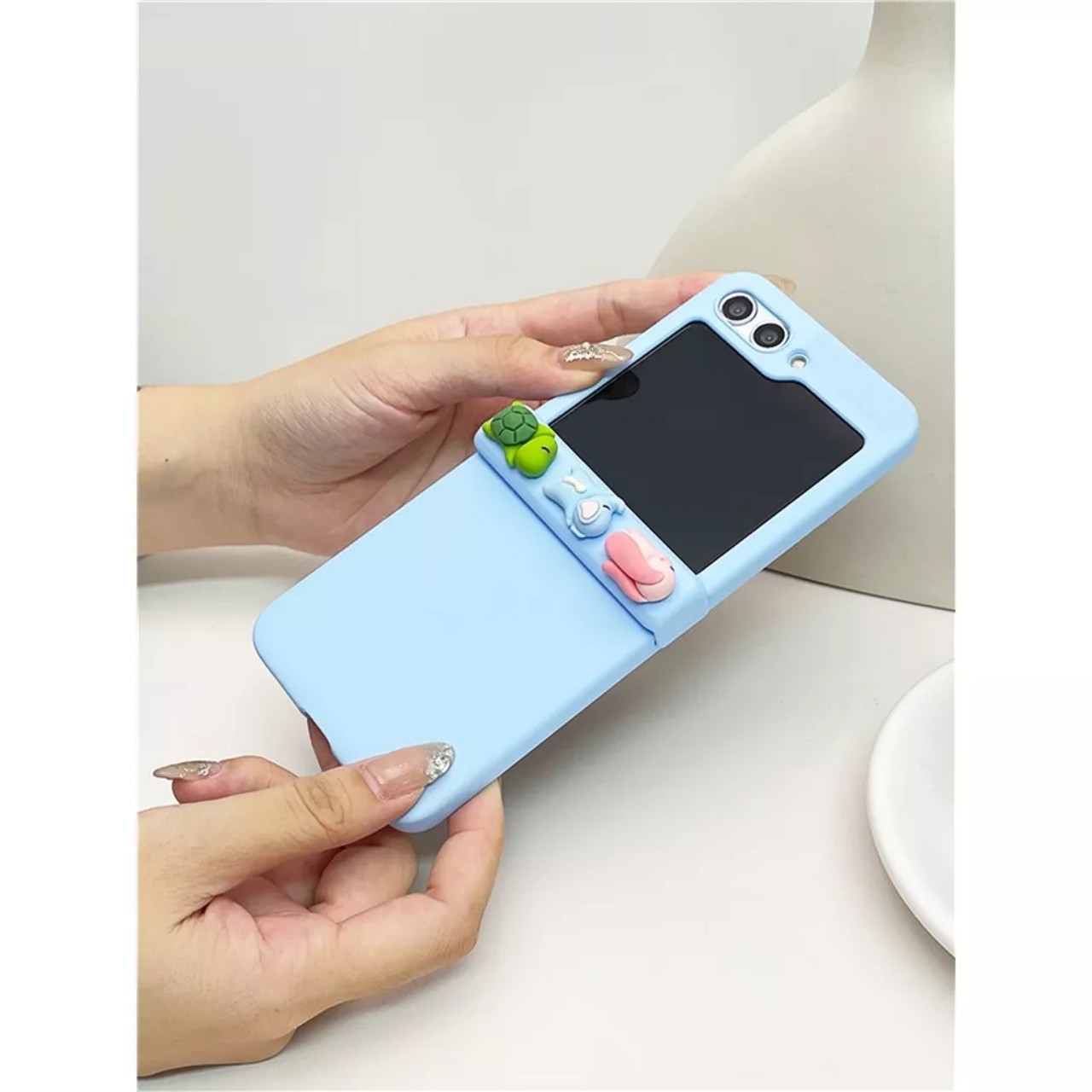 Ốp lưng cho samsung Zflip5 - Z flip5 - Z flip 5 bảo vệ bản lề