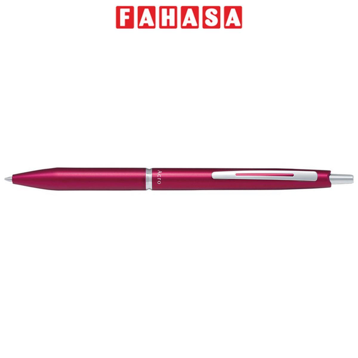 Bút Bi Ký Acro 1000 0.5 mm - Pilot BAC-1SEF-MR - Mực Đen - Thân Đỏ Hồng Kèm Hộp