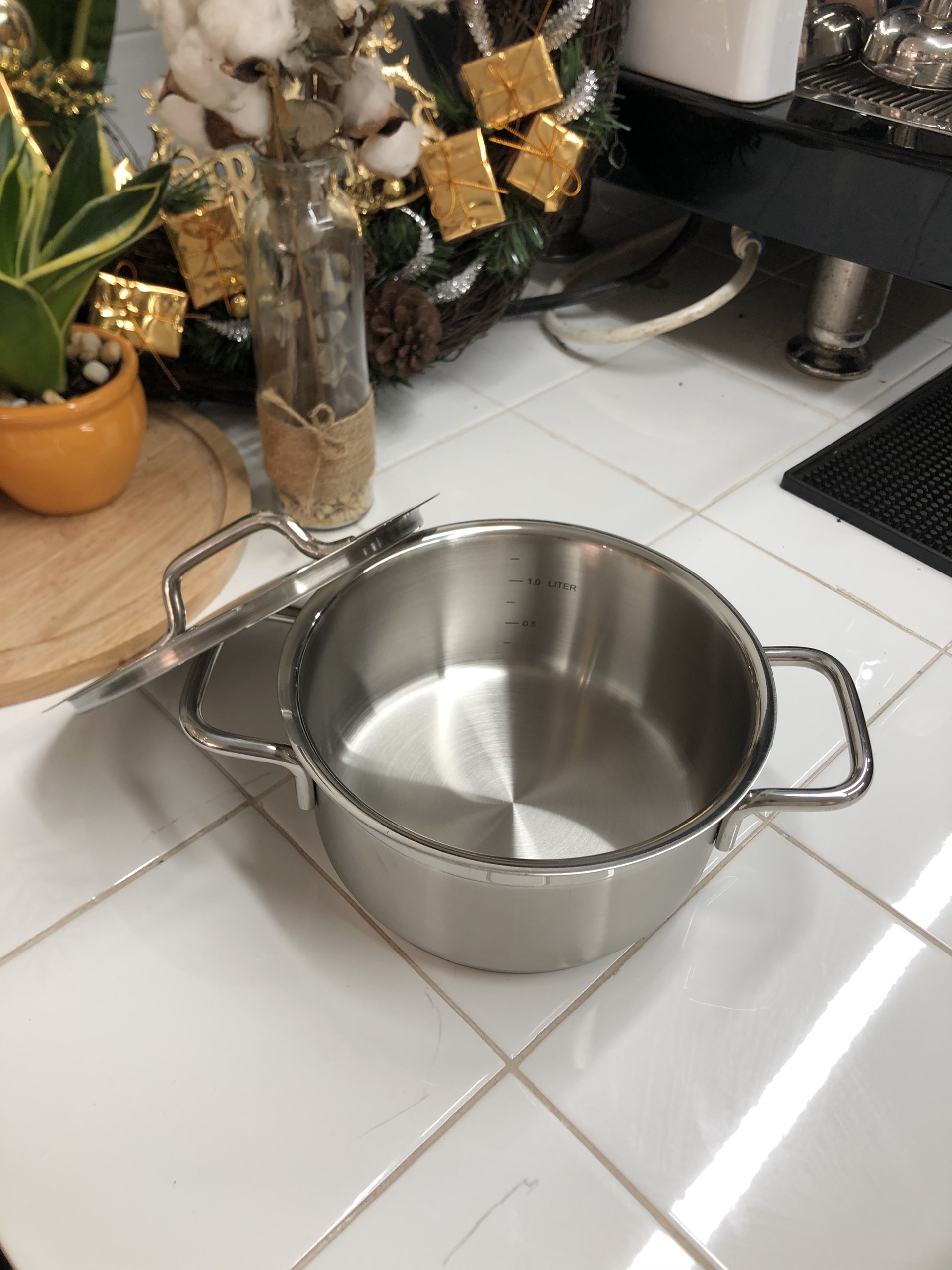 Nồi Inox 304 Đáy 3 Lớp Cao Cấp Hiệu Berndorf Sandrik - Low Casserole With Lid