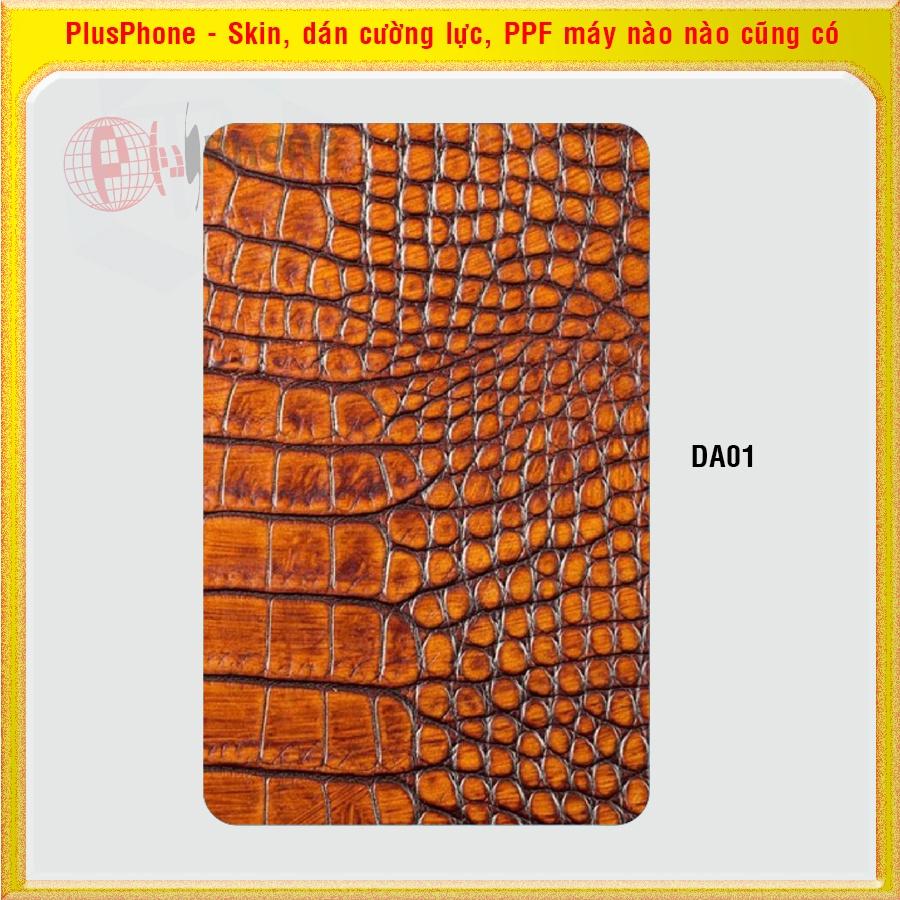 Dán Skin mặt sau dành cho Samsung Tab A8 2022 10.5 inch vân da cá sấu, da báo