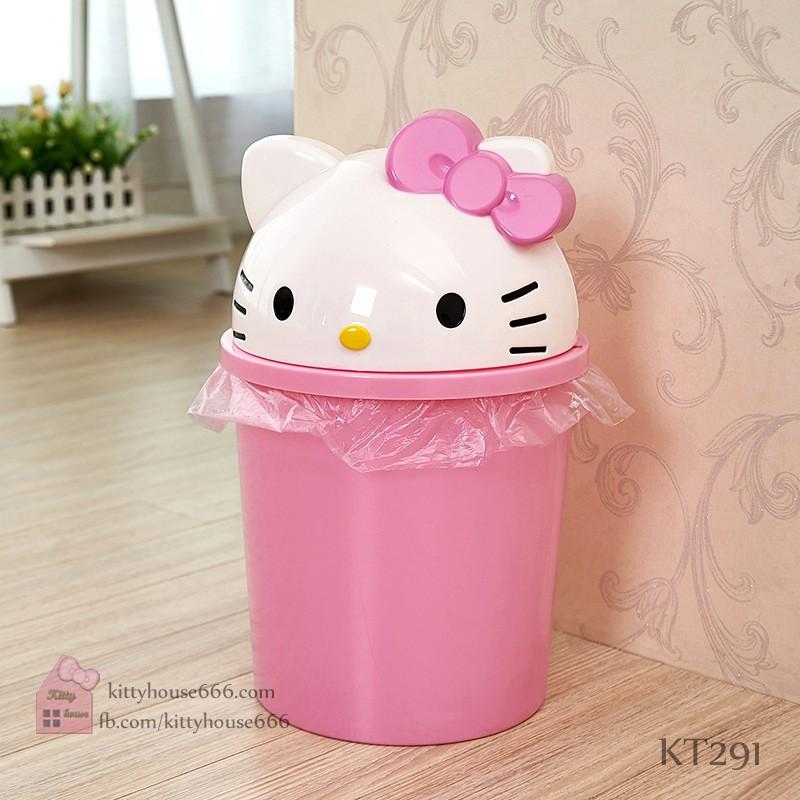 THÙNG RÁC NẮP MÈO KITTY