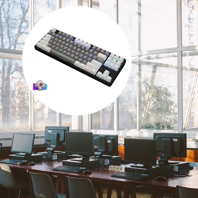 Chơi Game Nhuộm Thăng Hoa Keycaps Dày PBT Keysets Cho Bàn Phím Cơ
