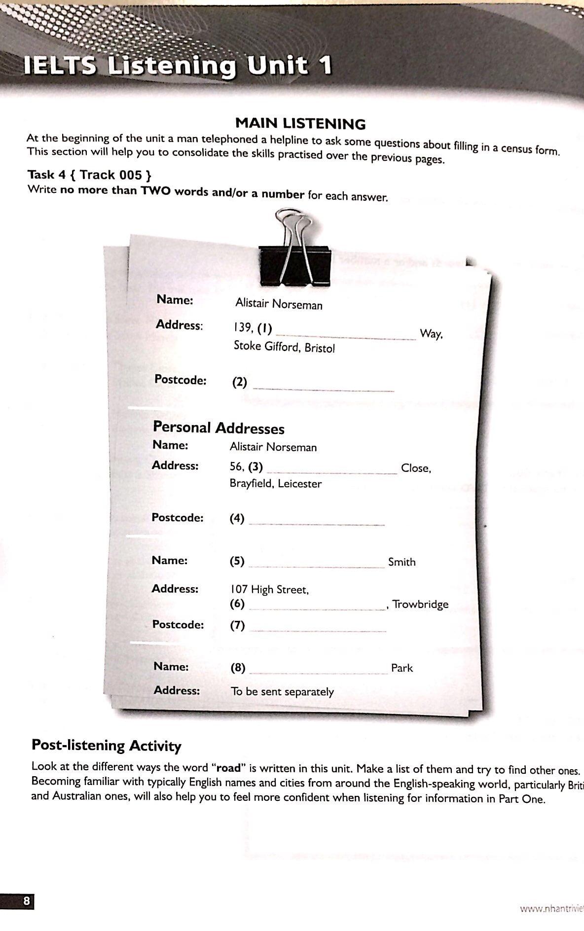 Suceed in IELTS listening & Vocabulary (Kèm CD)