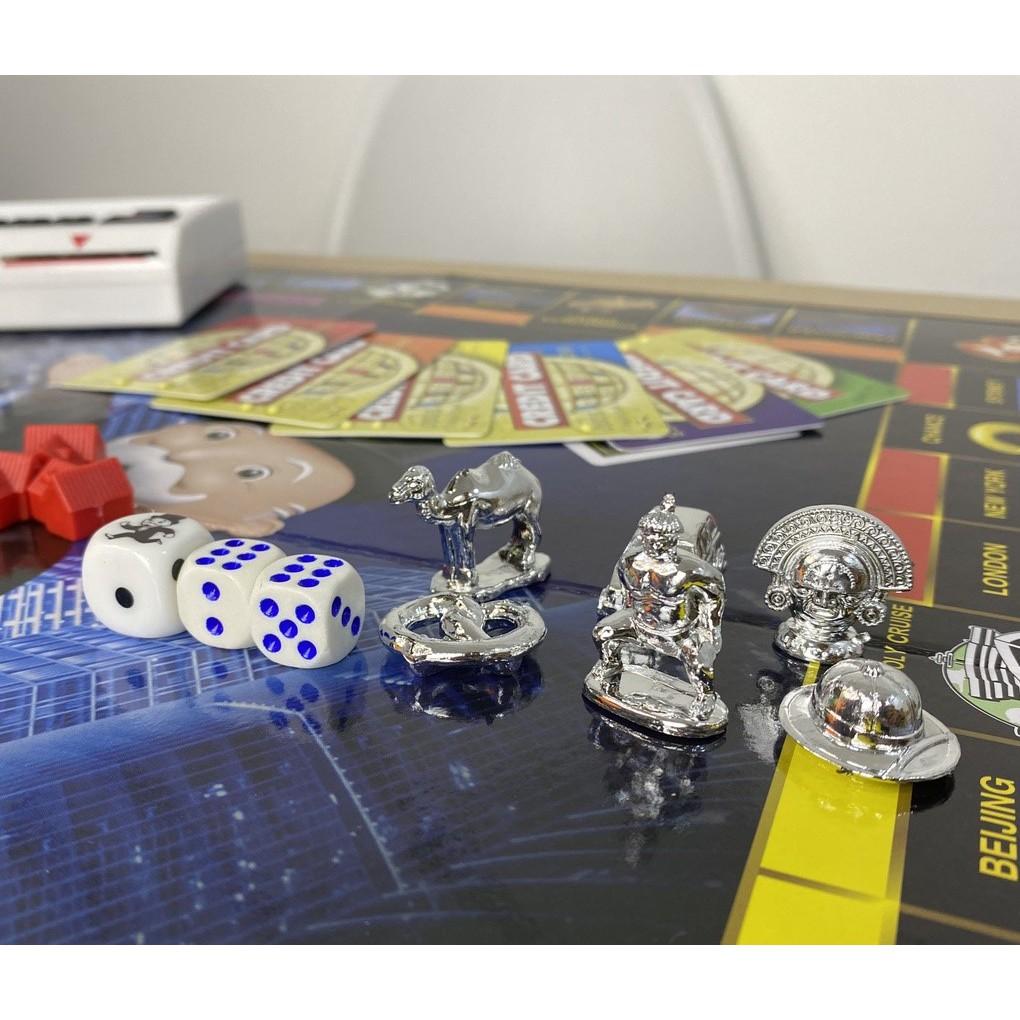 Cờ Tỷ Phú MONOPOLY Có Máy Quẹt thẻ ATM Ultimate Banking, Board Game Cờ Tỷ Phú 4.0 Ngân Hàng Điện Tử, Đồ Chơi MecoMart