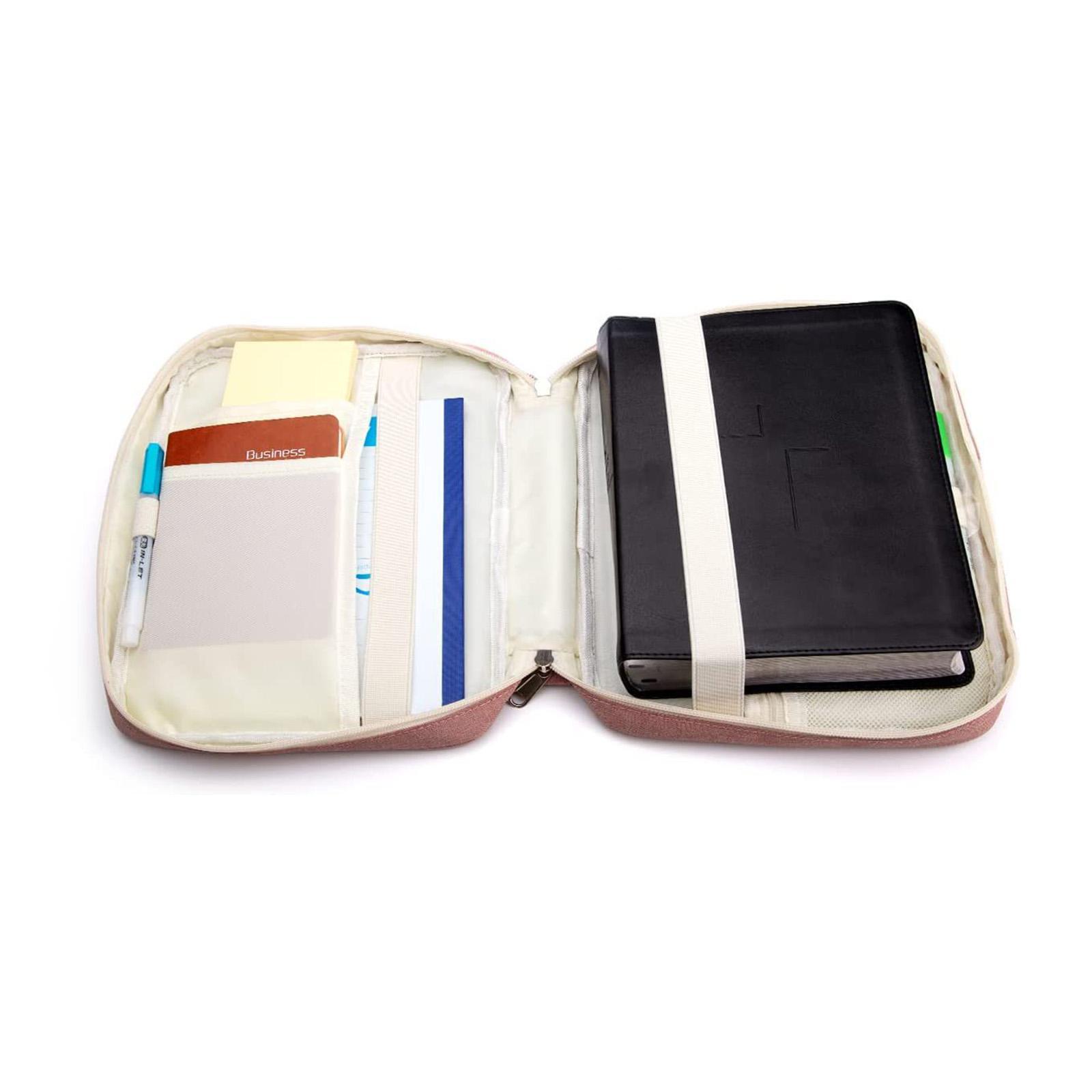 Bible Cover with Stand and Handle Portable Multifunctional Bible Holder Case